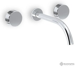 Eurorama Eletta Tecno Chrome Μπαταρία Νιπτήρα Εντοιχισμού 167901-100