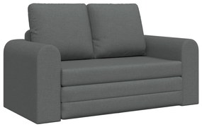 vidaXL Καναπές Κρεβάτι 2-σε-1 Σκούρος Γκρι 148x71x83 εκ. Υφασμάτινος