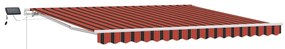 vidaXL Σκηνίτσα Αναδιπλούμενη with 400 x 350 εκ πορτοκαλί και καφέ