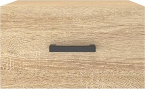 vidaXL Κομοδίνα Επιτοίχια Sonoma Δρυς 35 x 35 x 20 εκ.
