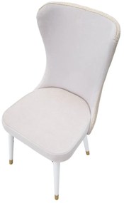 Καρέκλα 2τμχ Μπεζ MIMOZA 40x65x99