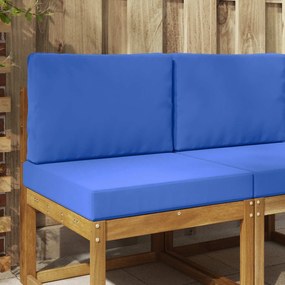 vidaXL Μαξιλάρι Καναπέ Εξωτερικού Χώρου 2 pcs Βασιλικό Μπλε