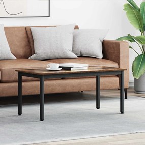 VidaXL Τραπεζάκι σαλονιού Καπνιστό Δρύς 100 x 50 x 45 cm