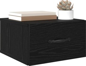 vidaXL Κομοδίνο Μαύρη δρυς 35 x 35 x 20 εκ Επεξεργασμένο ξύλο