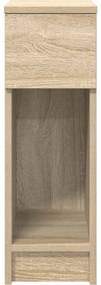 vidaXL Κομοδίνο με συρτάρι Sonoma Δρυς 20x36x60 εκ.