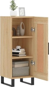 vidaXL Ντουλάπι Sonoma Δρυς 34,5x34x90 εκ. από Επεξεργασμένο Ξύλο