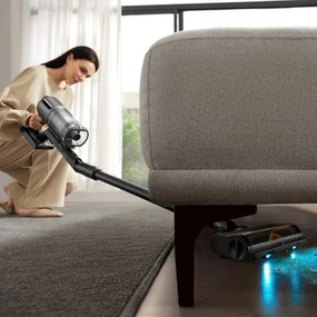 Ηλεκτρική σκούπα μπαταρίας Dreame Z30 AquaCycle VZV77B, 855W, 310AW, 150000 rpm, 3 στάδια, 0.32/0.4/0.6 l, 90 λεπτά, HEPA H14, LED, Brushless motor, Μαύρο