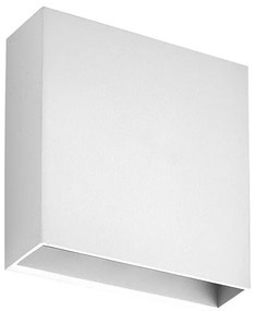 Adeleq Led Φωτιστικό Pc Τετράγωνο Διπλής Κατεύθυνσης 6W 3000Κ Ip65 Λευκό 9-9630