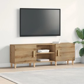 Βάση τηλεόρασης σε Artisan Oak - 150x30x50 εκ - Κατασκευασμένη από τεχνικό ξύλο