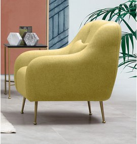 Wing Chair Sevilla Armchair - Yellow Yellow