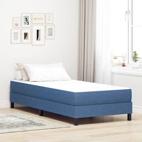vidaXL Ματράκι με Ελατήρια Pocket Μπλε Μικρό 100x200x20 εκ Ύφασμα
