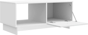 vidaXL Τραπεζάκι σαλονιού Λευκό 90 x 50 x 40 cm Επεξεργασμένο Ξύλο