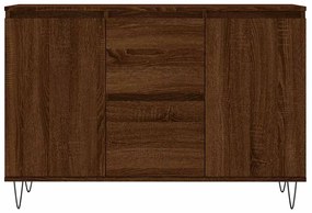 vidaXL Μπουφές Καφέ Δρυς 101,5 x 35 x 70 εκ. από Επεξεργασμένο Ξύλο