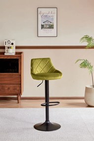 Σκαμπό μπαρ Velluto-Ladi (2) τεμάχια