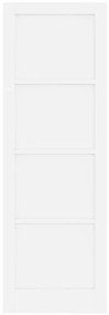 vidaXL Εσωτερική Πόρτα Λευκό 78 x 232 cm Κόντρα πλακέ