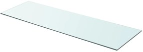 vidaXL Ράφι Πάνελ Διάφανο 90 x 30 εκ. Γυάλινο