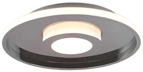 Φωτιστικό Οροφής - Πλαφονιέρα Ascari 680819306 35W Led Φ40cm 6,8cm Chrome Trio Lighting Μέταλλο