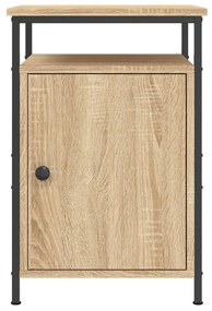 vidaXL Κομοδίνα 2 τεμ. Sonoma Δρυς 40x42x60 εκ. από Επεξεργασμένο Ξύλο