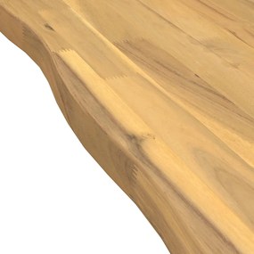 vidaXL Επιφάνεια Τραπεζιού Live Edge 120 x 60 x 3,2 cm Ορθογώνιος