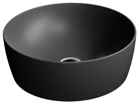 GSI Sand Ardesia 9039-401 Πορσελάνινος Νιπτήρας Μπάνιου Επιτραπέζιος Διπλής Επισμάλτωσης Dualglaze ø40 cm