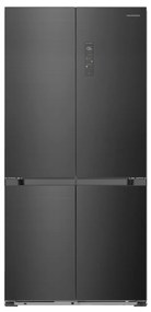 Heinner HSBS-HM505MDSINFDXE++ Ψυγείο Ντουλάπα 505L NoFrost Υ190.2xΠ90.5xΒ59.7εκ. Dark Inox