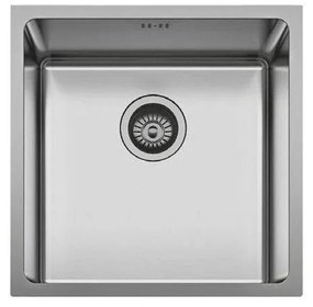 Karag BL 793 Υποκαθήμενος Νεροχύτης Κουζίνας Inox Σατινέ Ανοξείδωτο Ατσάλι 440x440x200mm