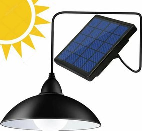 GD-8620 Κρεμαστό Ηλιακό Φωτιστικό 20W Ψυχρό Λευκό 6000K με Τηλεχειριστήριο IP65