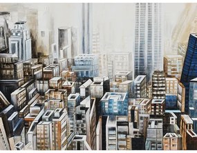 MarHome ΠΙΝΑΚΑΣ ΚΑΜΒΑΣ ΟΥΡΑΝΟΞΥΣΤΕΣ Ν.Υ. 120x90x3.8cm 1/6ΚΙΒ  16-20801