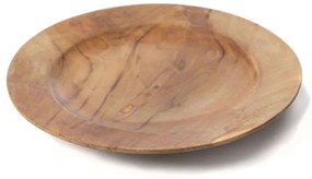 Πιατέλα Διακοσμητική Kev 0060807 (25x3cm) Naural Soulworks Wood