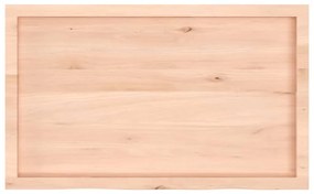 vidaXL Επιφάνεια Τραπεζιού 100x60x(2-4)εκ Ακατέργαστο Μασίφ Ξύλο Δρυός