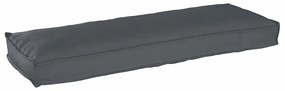 vidaXL Μαξιλάρι παλέτας για πάγκο Ανθρακί 120 x 40 x 8 εκ