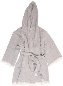 Μπουρνούζι Μουσελίνα Medium/Large Adelina 2 Grey