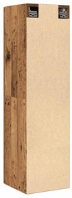 ντουλάπι τηλεόρασης vidaXL Παλιό ξύλο 30,5x30x110 cm Ξύλινη κατασκευή