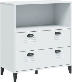 vidaXL Βιβλιοθήκη VIKEN Λευκή 80x40x90 εκ. από Επεξεργασμένο Ξύλο