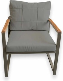Σετ Κήπου Γκρι DRAFRUR 125x58x78
