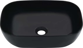 vidaXL Νιπτήρας Μαύρος 45,5 x 32 x 13 εκ. Κεραμικός