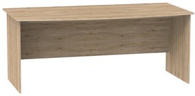 Γραφείο εργασίας Anze pakoworld φυσικό μελαμίνης 180x93.5x75εκ