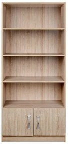 ΒΙΒΛΙΟΘΗΚΗ SONAMA-ΑΣΗΜΙ HM10146.01 80X35X180εκ.