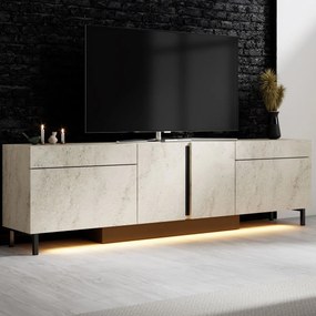 Έπιπλο Τηλεόρασης Τραβερτίνη LEEGE 180x32x50