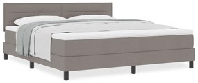 vidaXL Κρεβάτι με Στρώμα Ταπέτο 180x200 εκ. Υφασμάτινο