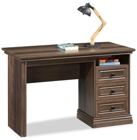 Office table Mozart with drawers in walnut color 121x60x78cm 121x60x78 εκ.