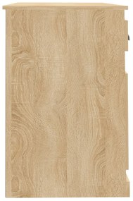 vidaXL Γραφείο με Συρτάρι Sonoma δρυς 115x50x75 εκ. Επεξεργασμένο Ξύλο