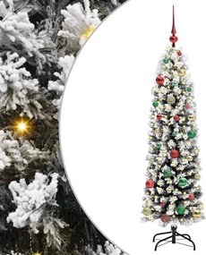 vidaXL Τεχνητό Χριστουγεννιάτικο Δέντρο με 150 LED Πράσινο 150 cm