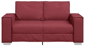 vidaXL Καναπές 120cm Κόκκινο ύφασμα