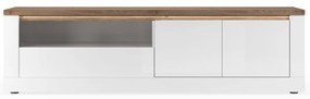 Έπιπλο Τηλεόρασης Ανθρακί Οξειδωμένο 121x43x57