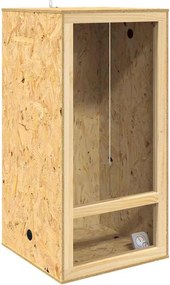 vidaXL Terrarium Καφέ 50 x 50 x 100 cm OSB