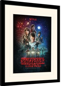 Αφίσα σε κορνίζα Stranger Things - One Sheet