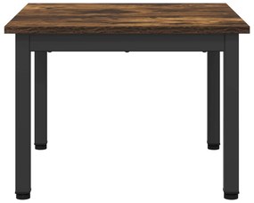 vidaXL Τραπεζάκι σαλονιού Καπνιστό Δρύς 50 x 50 x 36 εκ.