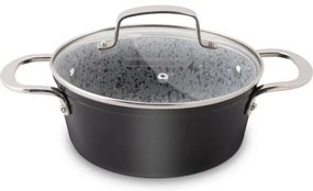 Lamart Κατσαρόλα Granit Φ20cm 2.2l Αλουμινίου Με Επίστρωση Γρανίτη Μαύρο LT1253