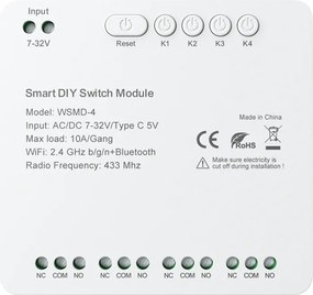DIY Avatto WSMD-4 32V μονάδα έξυπνου διακόπτη